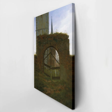 Πινακας σε καμβά CASPAR DAVID FRIEDRICH - THE CEMETERY GATE - Caspar David Friedrich Sticky 2