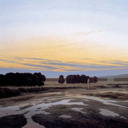 Πινακας σε καμβά CASPAR DAVID FRIEDRICH - THE GREAT ENCLOSURE - Caspar David Friedrich Sticky 5