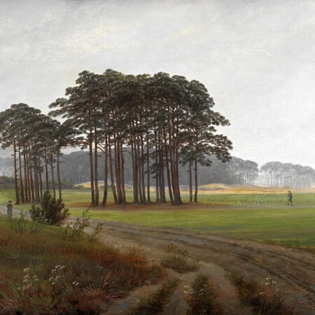 Πινακας σε καμβά CASPAR DAVID FRIEDRICH - THE MIDDAY - Caspar David Friedrich Sticky 5