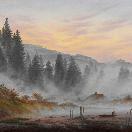 Πινακας σε καμβά CASPAR DAVID FRIEDRICH - THE MORNING - Caspar David Friedrich Sticky 5