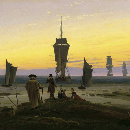 Πινακας σε καμβά CASPAR DAVID FRIEDRICH - THE STAGES OF LIFE - Caspar David Friedrich Sticky 5