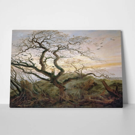 Πινακας σε καμβά CASPAR DAVID FRIEDRICH - THE TREE OF CROWS
