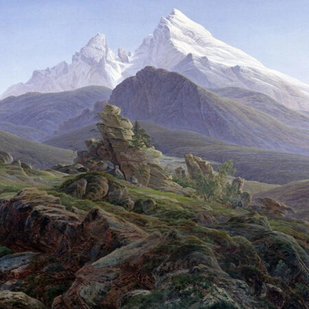 Πινακας σε καμβά CASPAR DAVID FRIEDRICH - THE WATZMANN - Caspar David Friedrich Sticky 5