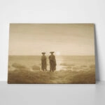 Πινακας σε καμβά CASPAR DAVID FRIEDRICH - TWO MEN ON THE SHORE