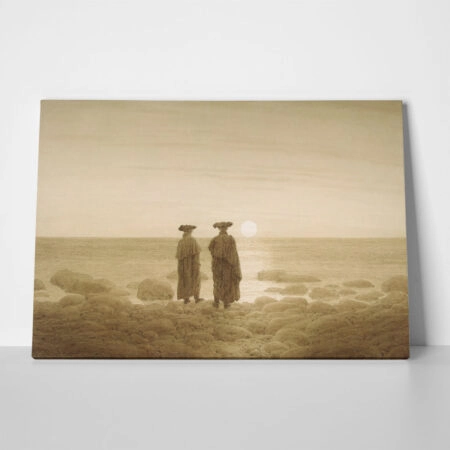 Πινακας σε καμβά CASPAR DAVID FRIEDRICH - TWO MEN ON THE SHORE