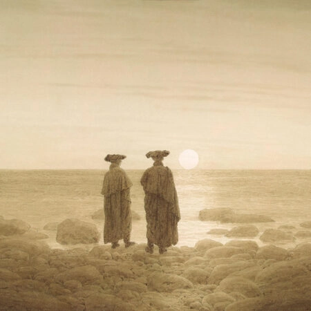 Πινακας σε καμβά CASPAR DAVID FRIEDRICH - TWO MEN ON THE SHORE - Caspar David Friedrich Sticky 5
