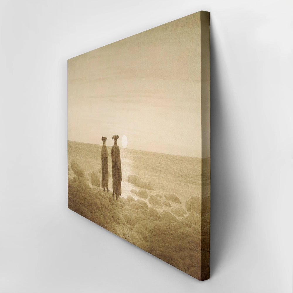 Πινακας σε καμβά CASPAR DAVID FRIEDRICH - TWO MEN ON THE SHORE