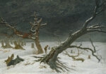 Πινακας σε καμβά CASPAR DAVID FRIEDRICH - WINTER LANDSCAPE