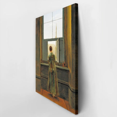 Πινακας σε καμβά CASPAR DAVID FRIEDRICH - WOMAN AT A WINDOW - Caspar David Friedrich Sticky 2