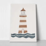 Πινακας σε καμβά CUTE LIGHTHOUSE