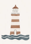 Πινακας σε καμβά CUTE LIGHTHOUSE