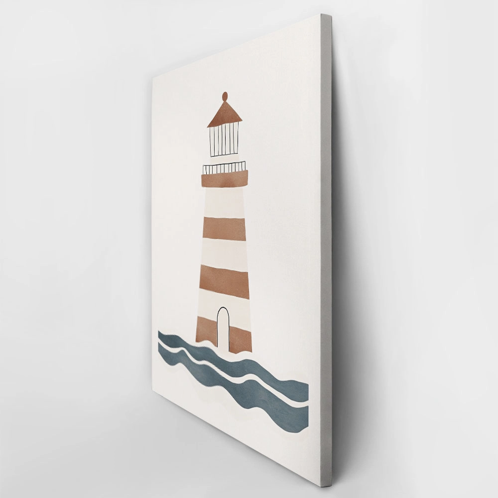 Πινακας σε καμβά CUTE LIGHTHOUSE