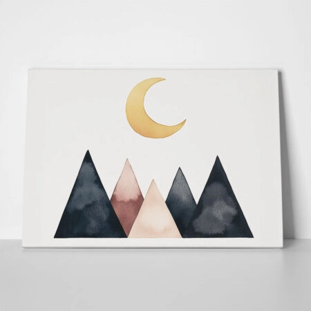 Πινακας σε καμβά CUTE MOUNTAINS - Παιδικοι και set