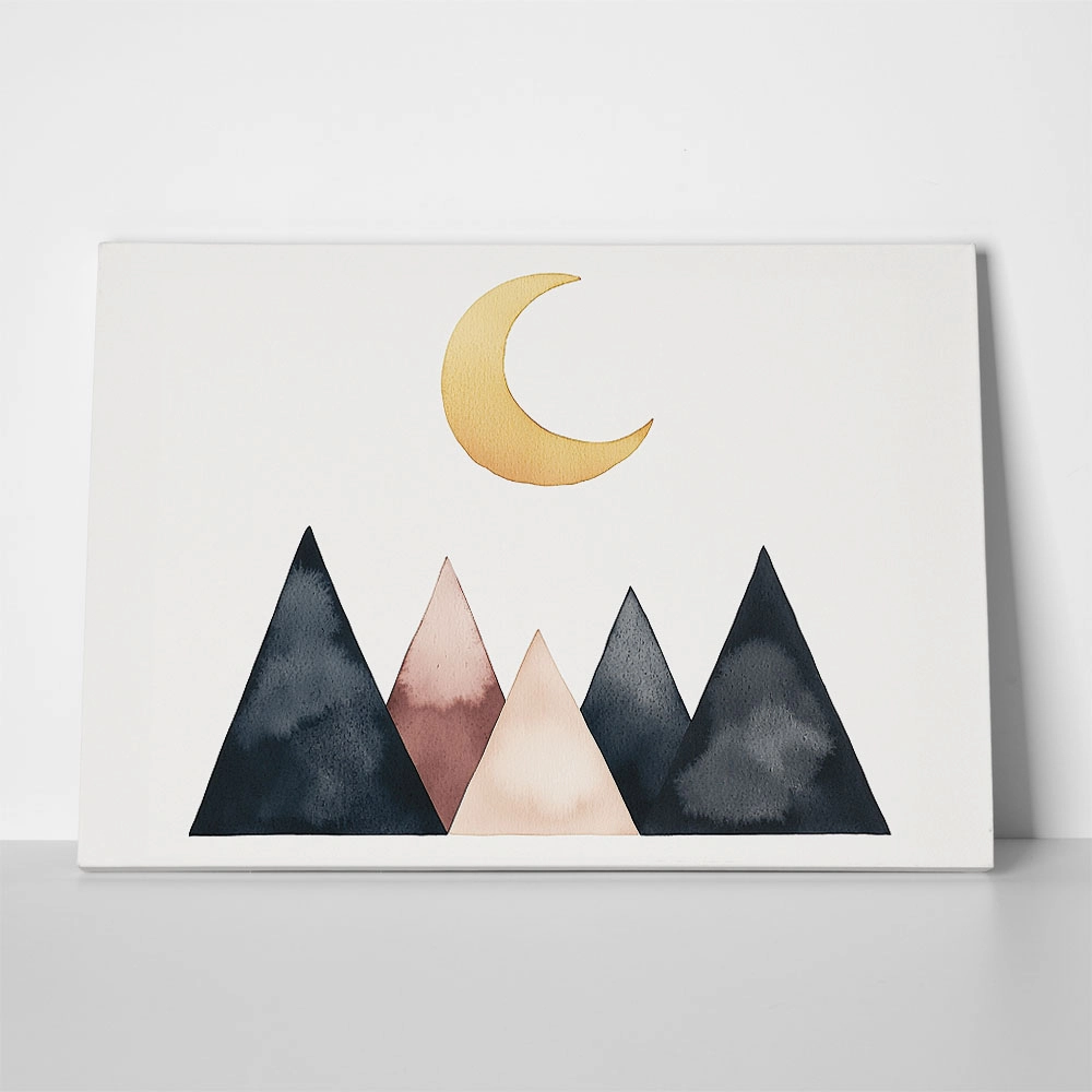 Πινακας σε καμβά CUTE MOUNTAINS