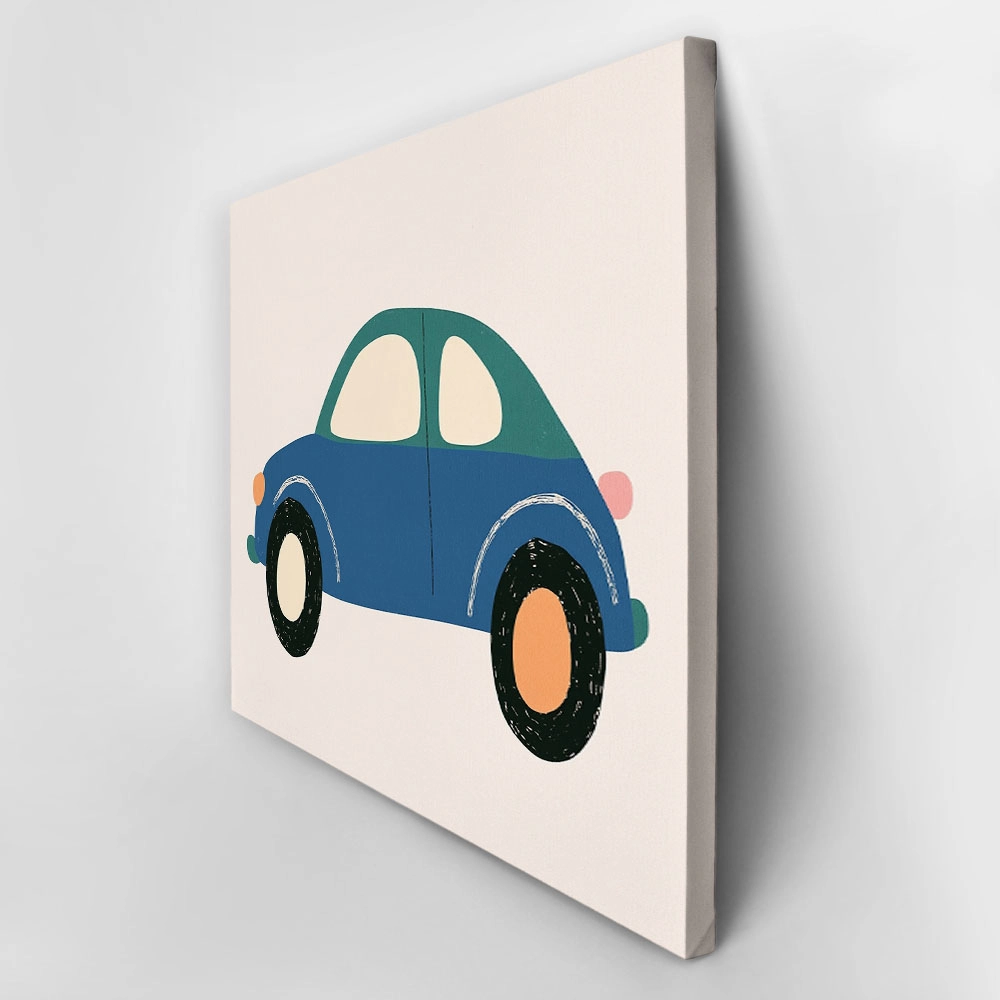 Πινακας σε καμβά CUTE RETRO CAR