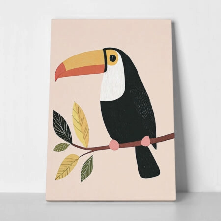 Πινακας σε καμβά CUTE TOUCAN - Παιδικοι και set