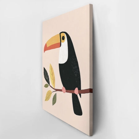 Πινακας σε καμβά CUTE TOUCAN - Παιδικοι και set Sticky 2