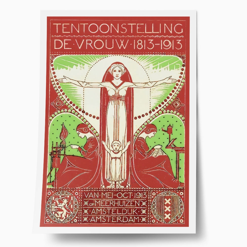 Πόστερ DE VROUW 1813-1913