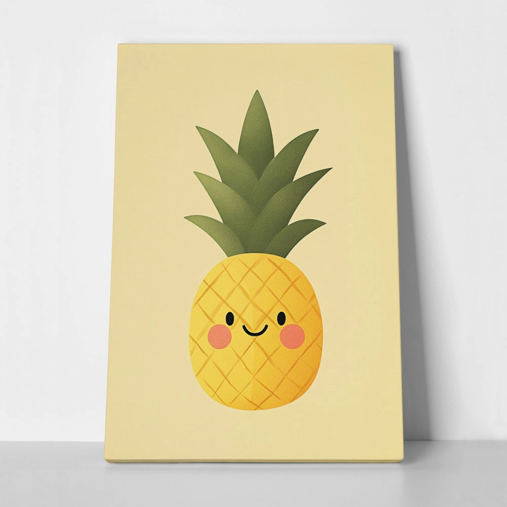 Πινακας σε καμβά HAPPY PINEAPPLE