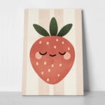 Πινακας σε καμβά HAPPY STRAWBERRY