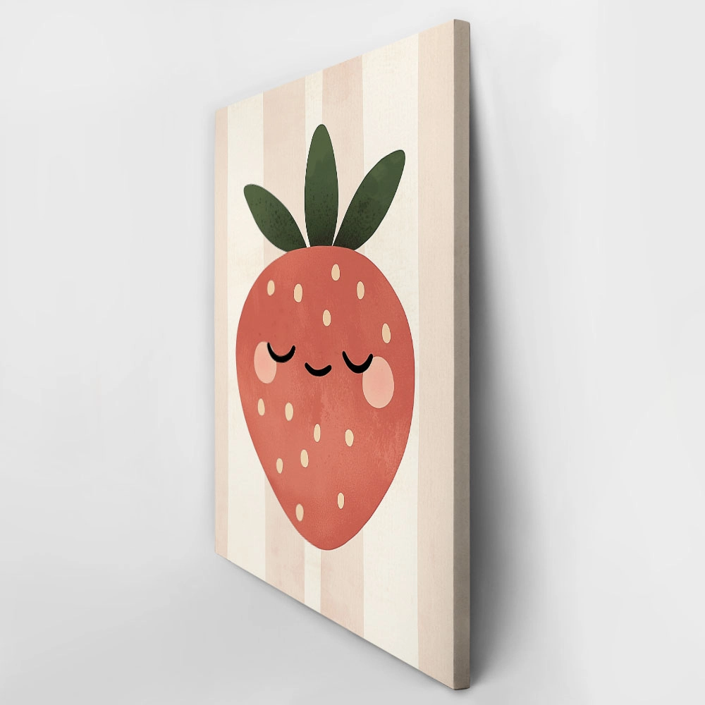 Πινακας σε καμβά HAPPY STRAWBERRY