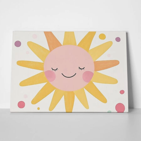 Πινακας σε καμβά HAPPY SUN - Παιδικοι και set