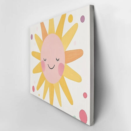 Πινακας σε καμβά HAPPY SUN - Παιδικοι και set Sticky 2