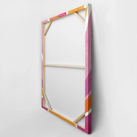 Πινακας σε καμβά PINK AND ORANGE SUNSHINE - Παιδικοι και set Sticky 3