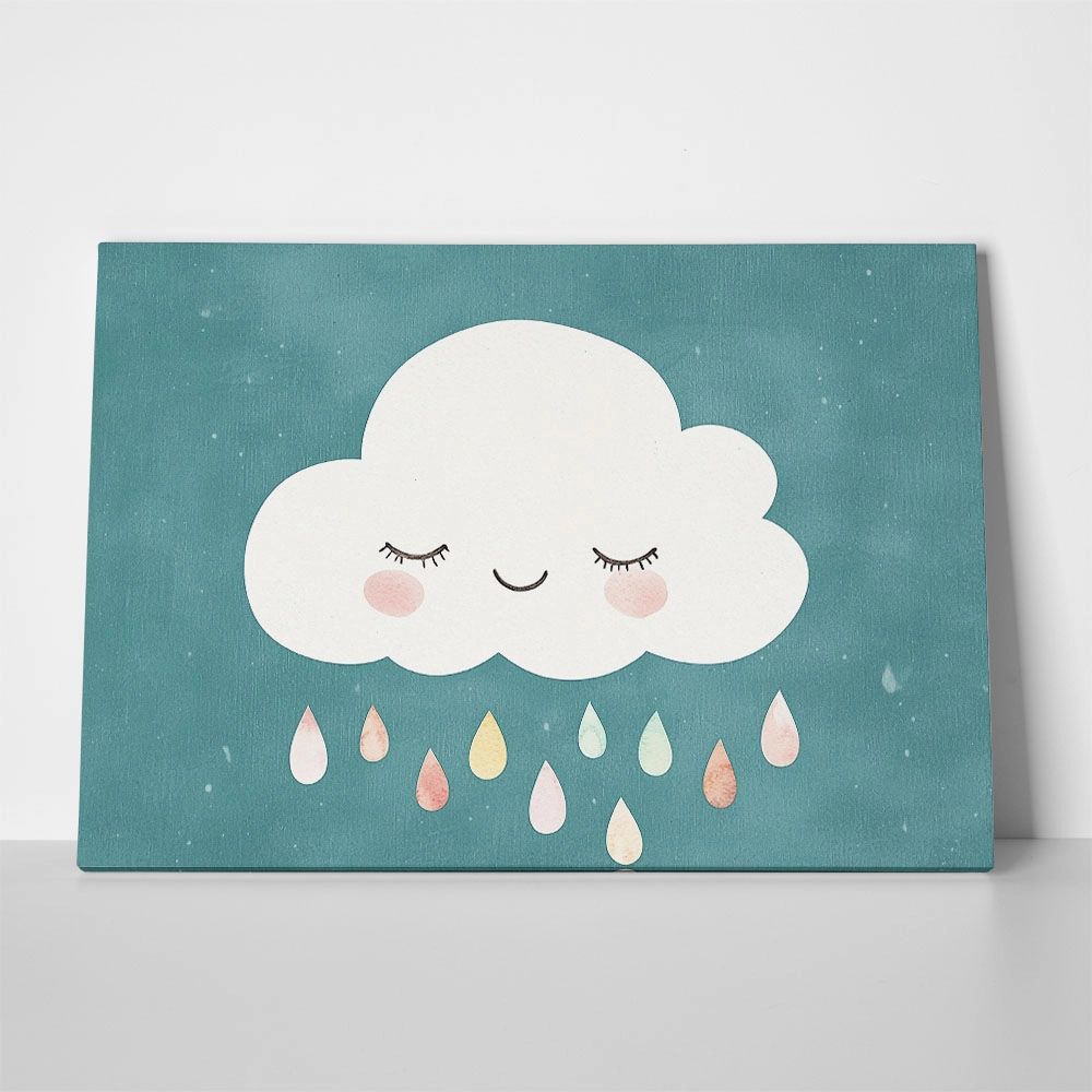 Πινακας σε καμβά RAIN CLOUD