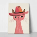 Πινακας σε καμβά RED CAT