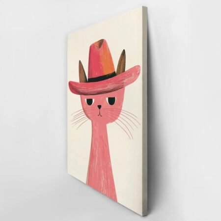 Πινακας σε καμβά RED CAT - Παιδικοι και set Sticky 2