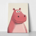 Πινακας σε καμβά RED HIPPO
