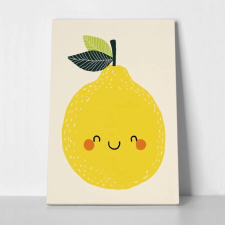 Πινακας σε καμβά SMILING LEMON - Παιδικοι και set
