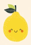 Πινακας σε καμβά SMILING LEMON