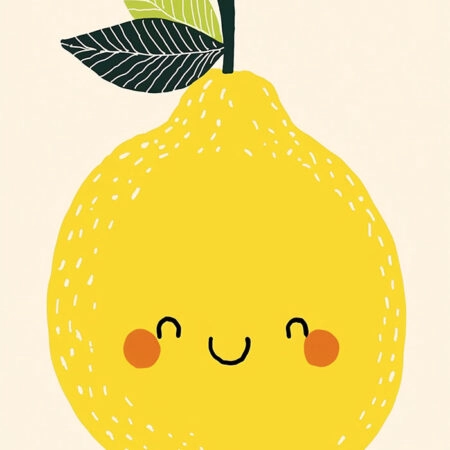 Πινακας σε καμβά SMILING LEMON - Παιδικοι και set Sticky 5