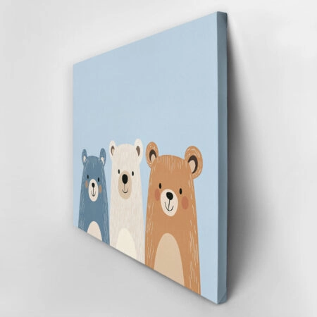 Πινακας σε καμβά THREE BEARS - Παιδικοι και set Sticky 2