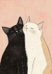 Πινακας σε καμβά TWO CATS