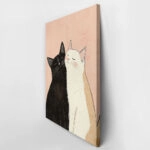 Πινακας σε καμβά TWO CATS