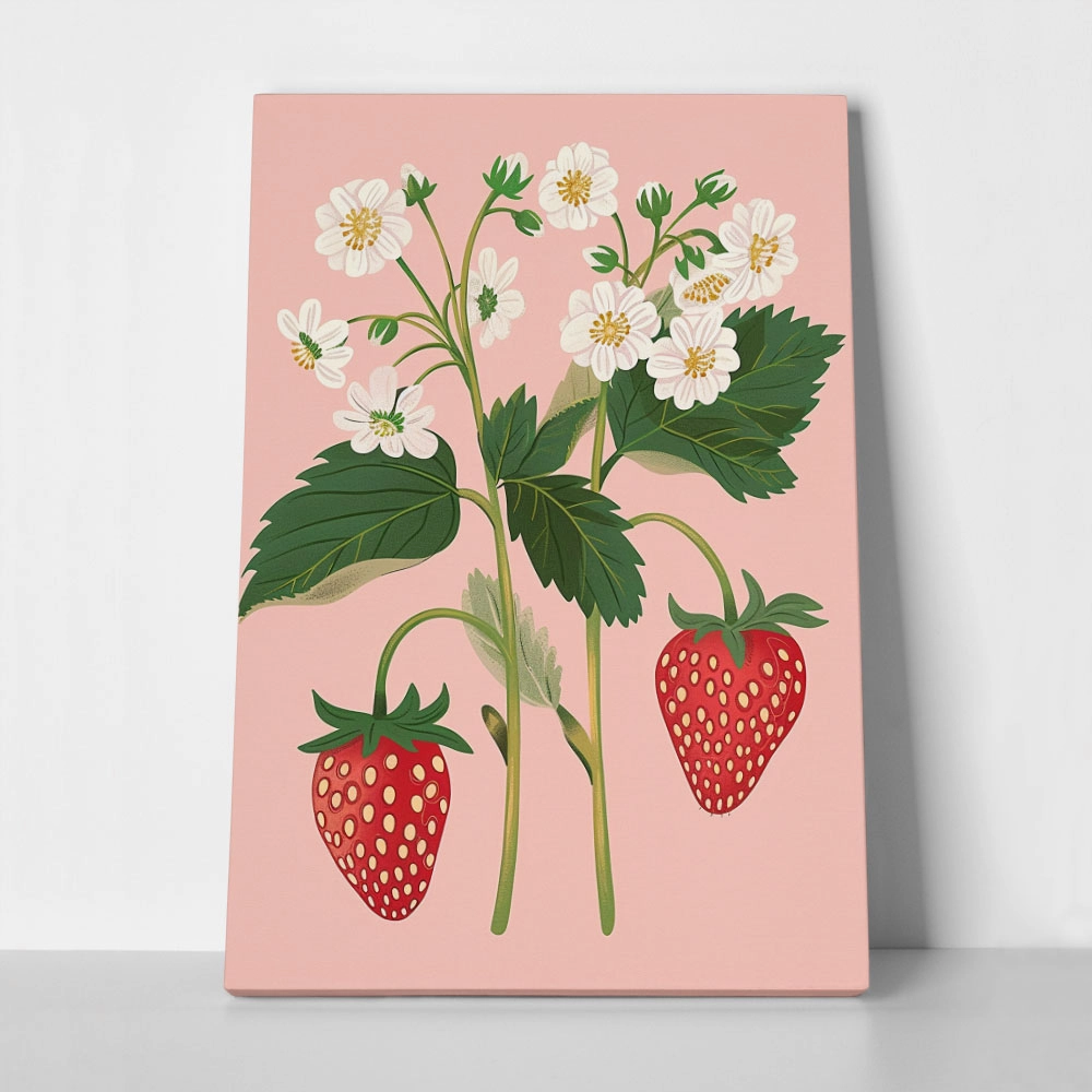 Πινακας σε καμβά WILD STRAWBERRY