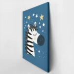 Πινακας σε καμβά ZEBRA AND STARS