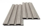 PS PANEL ΜΕ 3D ΠΗΧΑΚΙΑ 02 PIANO (ΜΟΝΟΧΡΩΜΟ  ΓΚΡΙ) 12/122/2900mm  GREY