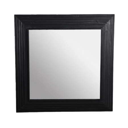 CHEOPS ΚΑΘΡΕΠΤΗΣ ΜΑΥΡΟ 85x8x85cm - Καθρέπτες