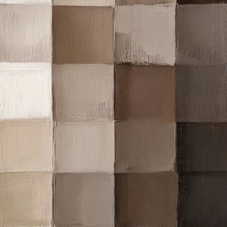 Πίνακας σε Καμβά ABSTRACT BROWN AND BEIGE SQUARES -  Sticky 5