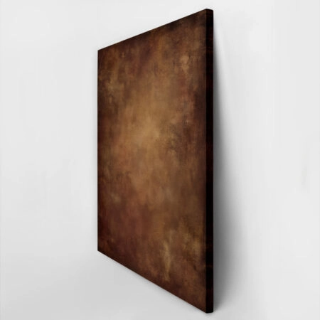 Πίνακας σε Καμβά ABSTRACT BROWN WALL -  Sticky 2