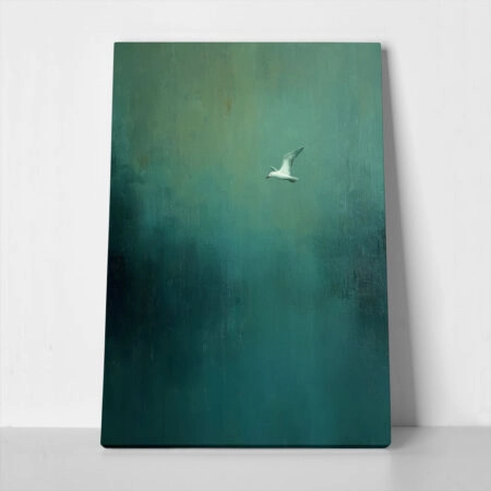 Πίνακας σε Καμβά ABSTRACT FLYING SEAGULL - 