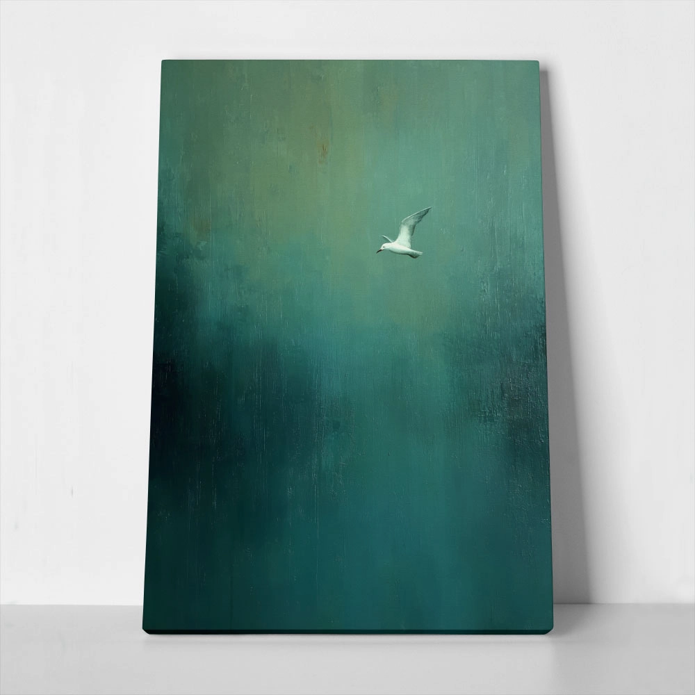 Πίνακας σε Καμβά ABSTRACT FLYING SEAGULL