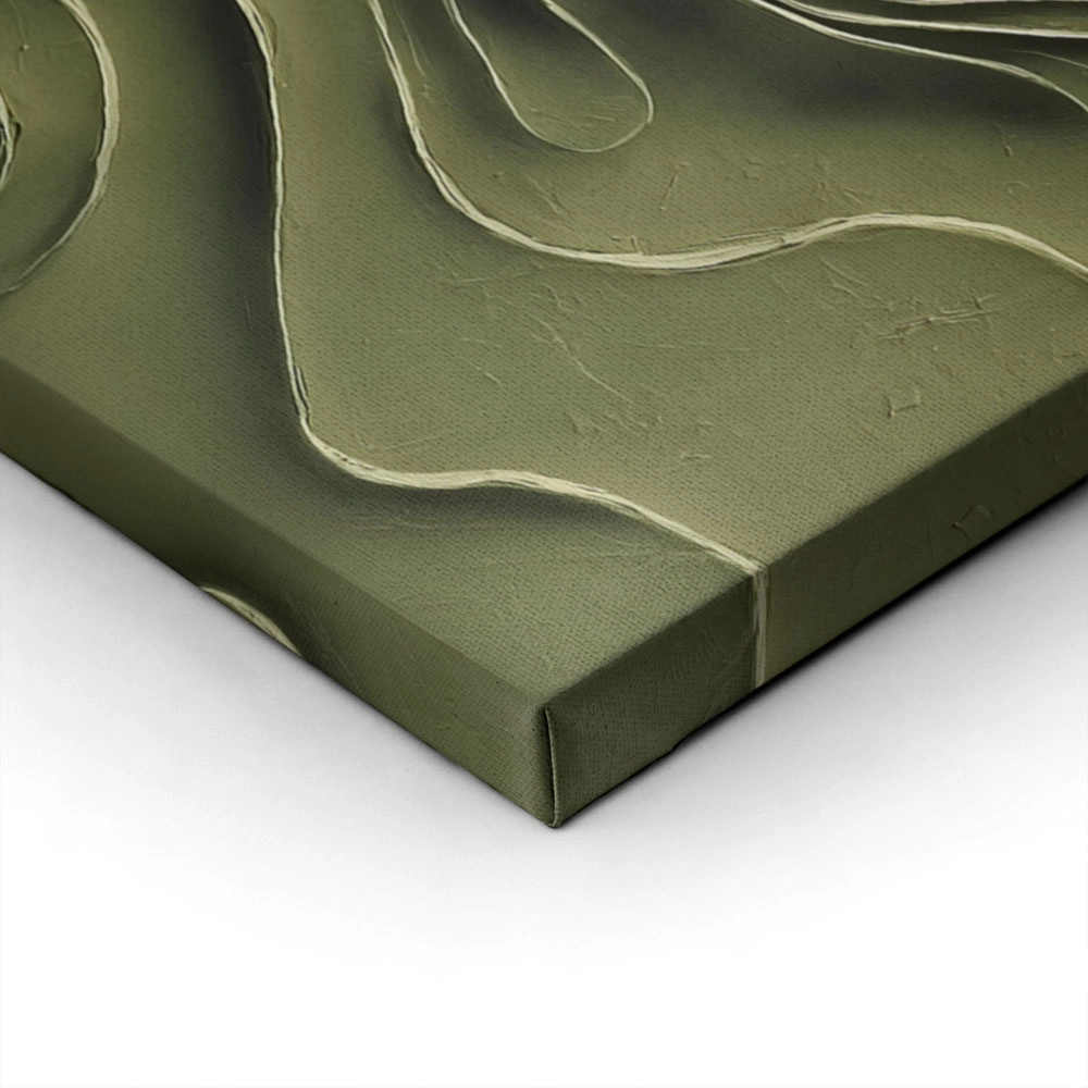 Πίνακας σε Καμβά ABSTRACT GREEN WAVES