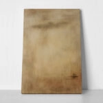 Πίνακας σε Καμβά ABSTRACT MINIMALIST BROWN LANDSCAPE