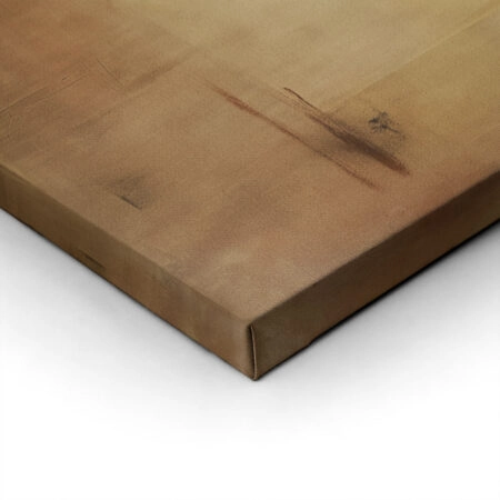 Πίνακας σε Καμβά ABSTRACT MINIMALIST BROWN LANDSCAPE -  Sticky 1