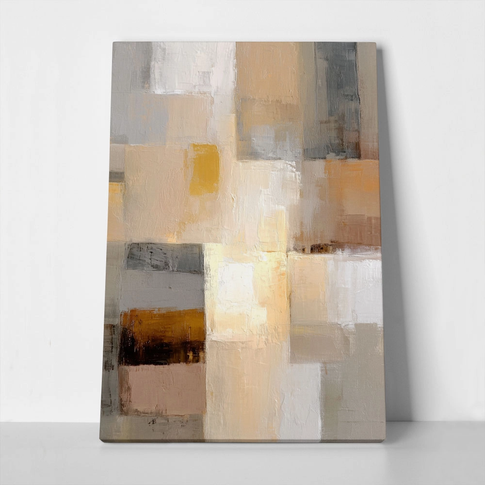Πίνακας σε Καμβά ABSTRACT SQUARES PAINTING